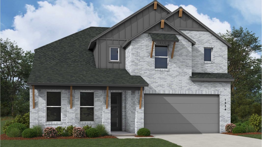 New construction Single-Family house Renoir Plan, 5611 Kyle Joseph Drive, Georgetown, TX 78628 - photo