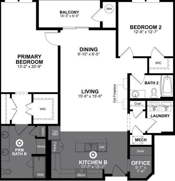 Beazer Homes Twin Creeks Dorset plan