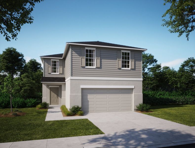 New construction Single-Family house The Springfield, 5531 Maddie Drive, Haines City, FL 33844 - photo