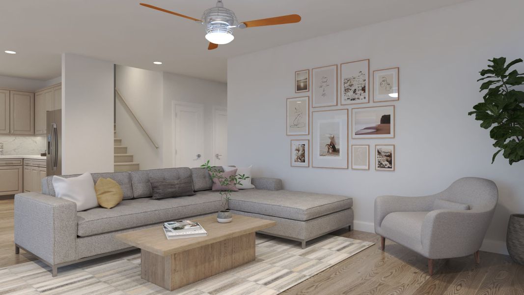 Great Room | Wrightson | Bentridge – Peak Series | New Homes in Buckeye, AZ | Landsea Homes