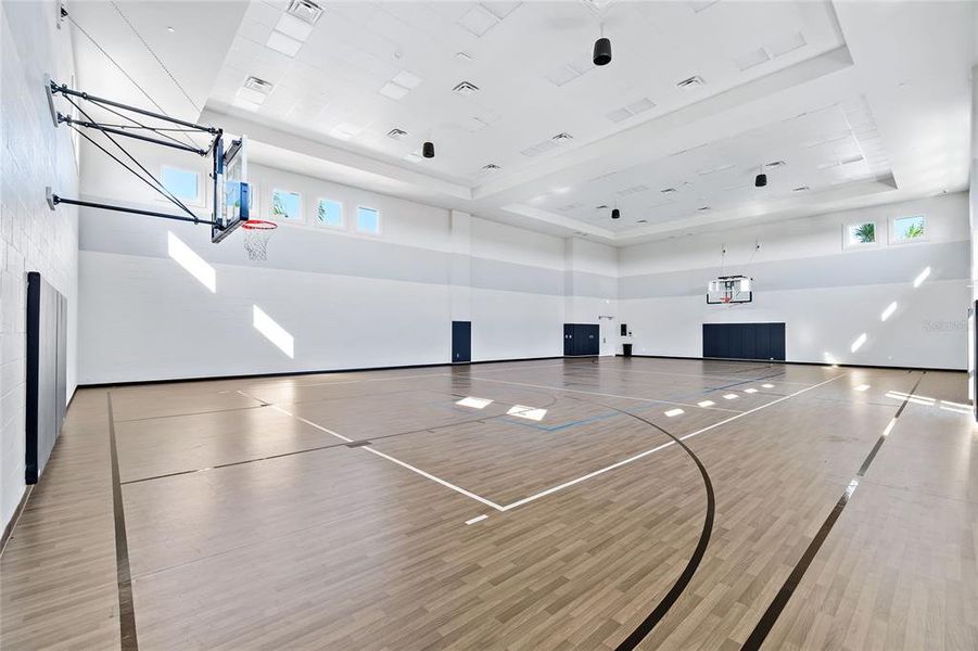 Amenity Center basektball gym