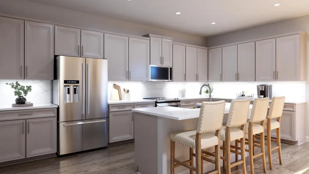 Kitchen | Lotus at Harrell Oaks in Orlando, FL by Landsea Homes