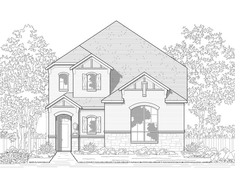 New construction Single-Family house 1024 Almond Blossom Circle, Crowley, TX 76036 London Plan- photo