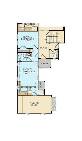 Guest Suite floorplan