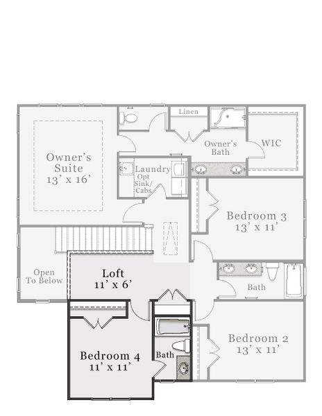 Optional - 4th Bedroom