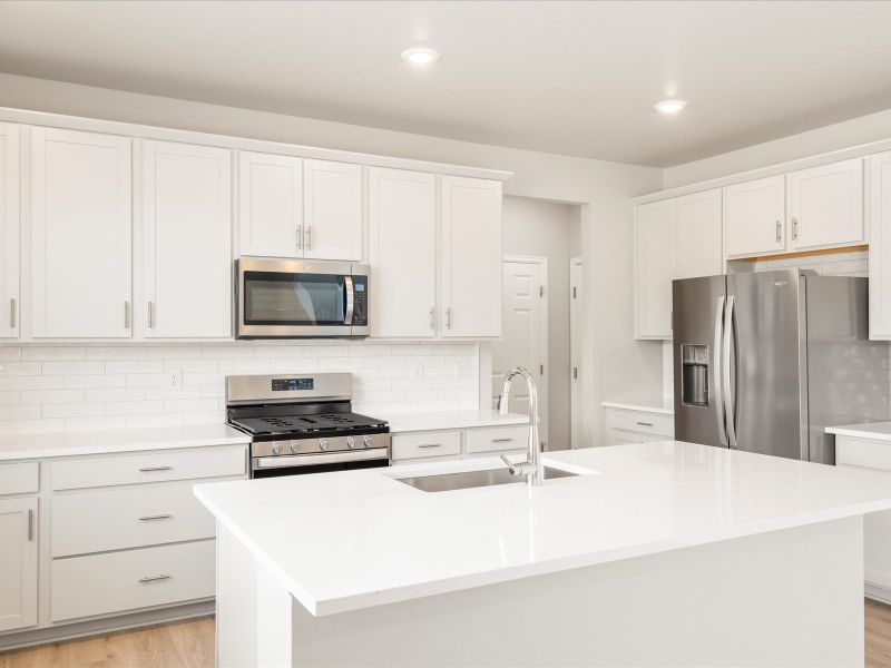 The Berthoud floorplan interior image taken at a Meritage Homes community in Northern, Colorado.