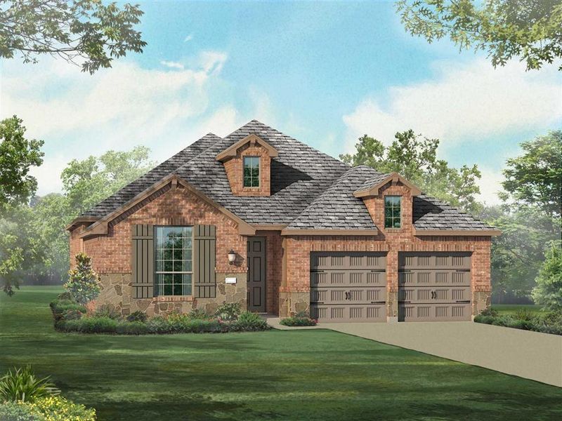 New construction Single-Family house 30214 Gold Finch Place, Fulshear, TX 77441 539 Plan- photo