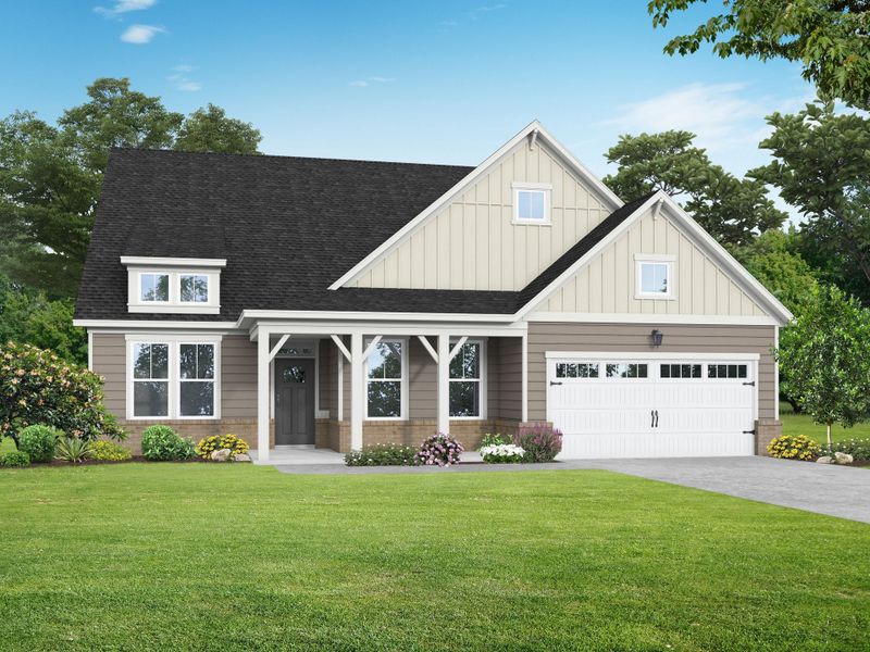 New construction Single-Family house The Magnolia A, Holly Springs, NC 27539 - photo