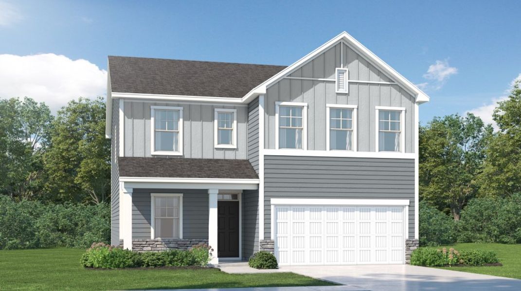 New construction Single-Family house 400 Willard Woods Drive, Wendell, NC 27591 Lansford- photo