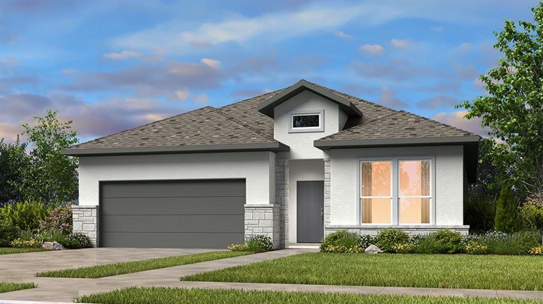 New construction Single-Family house 21622 Laggan Cliff Lane, Cypress, TX 77433 Merlot- photo