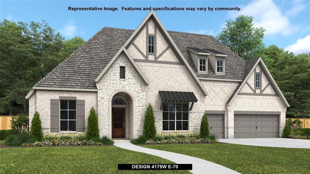 New construction Single-Family house Design 4179W, 10703 Monarch Butterfly Drive, Cypress, TX 77433 - photo