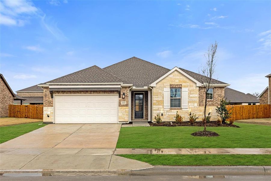 New construction Single-Family house 1632 Whitworth, Fort Worth, TX 76052 Lampasas Homeplan- photo