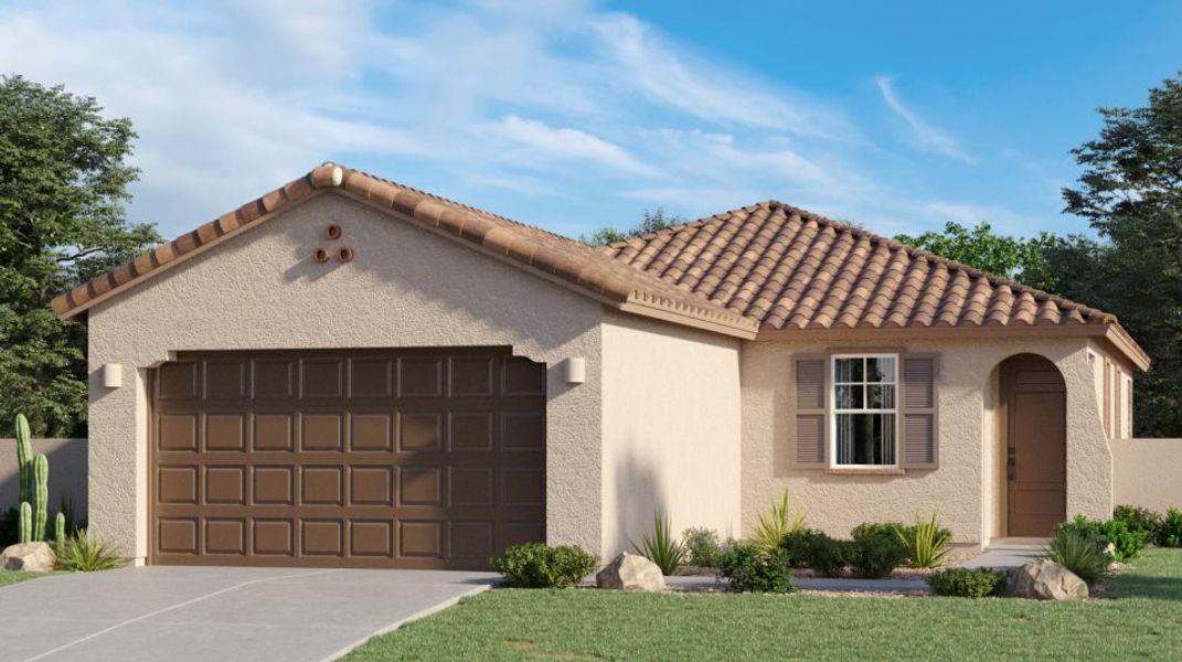 New construction Single-Family house Jerome Plan 3556, 3309 East Malibu Drive, San Tan Valley, AZ 85143 - photo