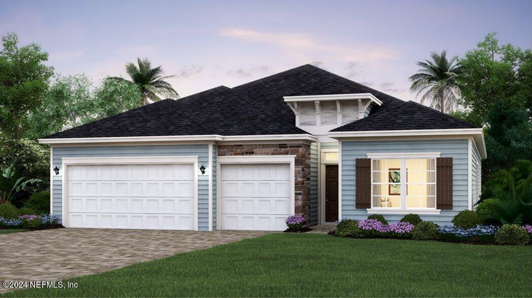 New construction Single-Family house 2739 Firelight Lane, Green Cove Springs, FL 32043 Tivoli- photo