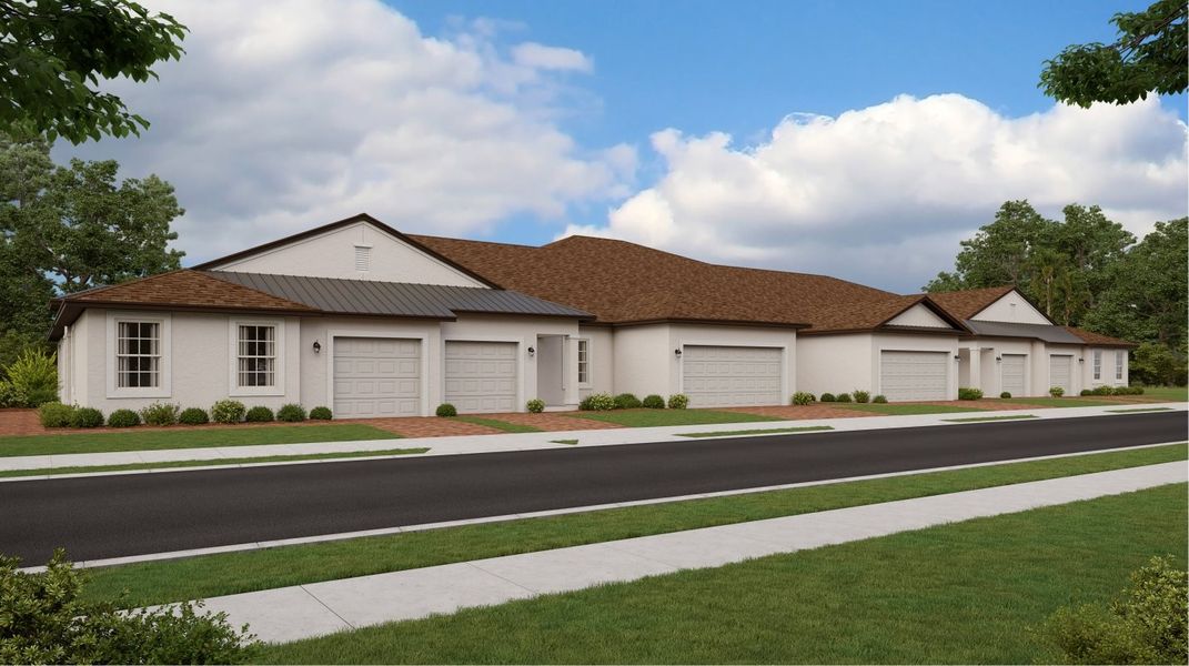 New construction Townhouse house Dayspring II*, 11342 Flora Crew Court, Land O' Lakes, FL 34638 - photo