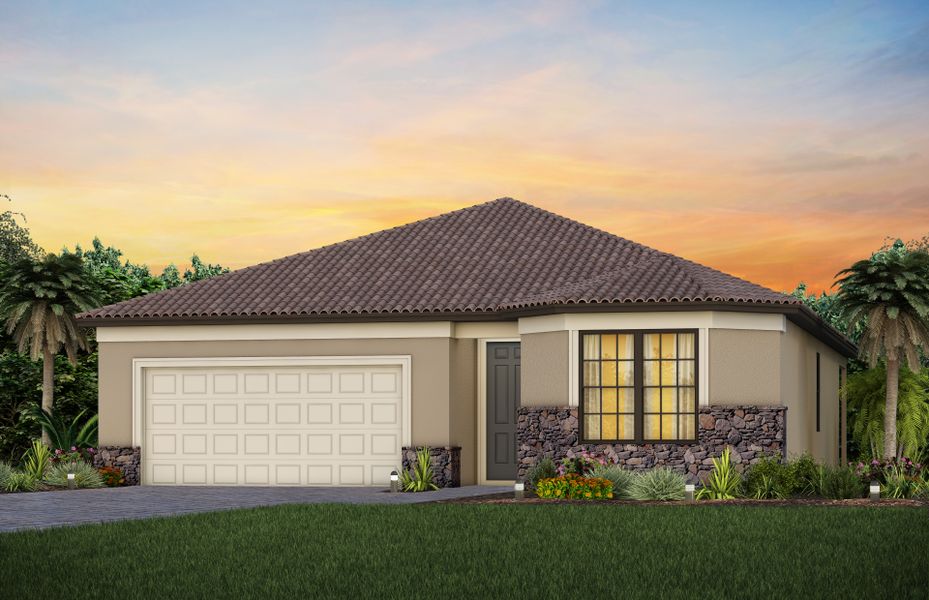 New construction Single-Family house Cedar, 446 Southeast Vallarta Drive, Port Saint Lucie, FL 34984 - photo