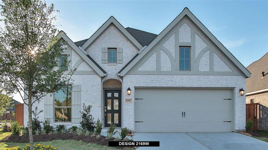 New construction Single-Family house 5042 Country Meadows Trail, Manvel, TX 77583 Design 2169W- photo
