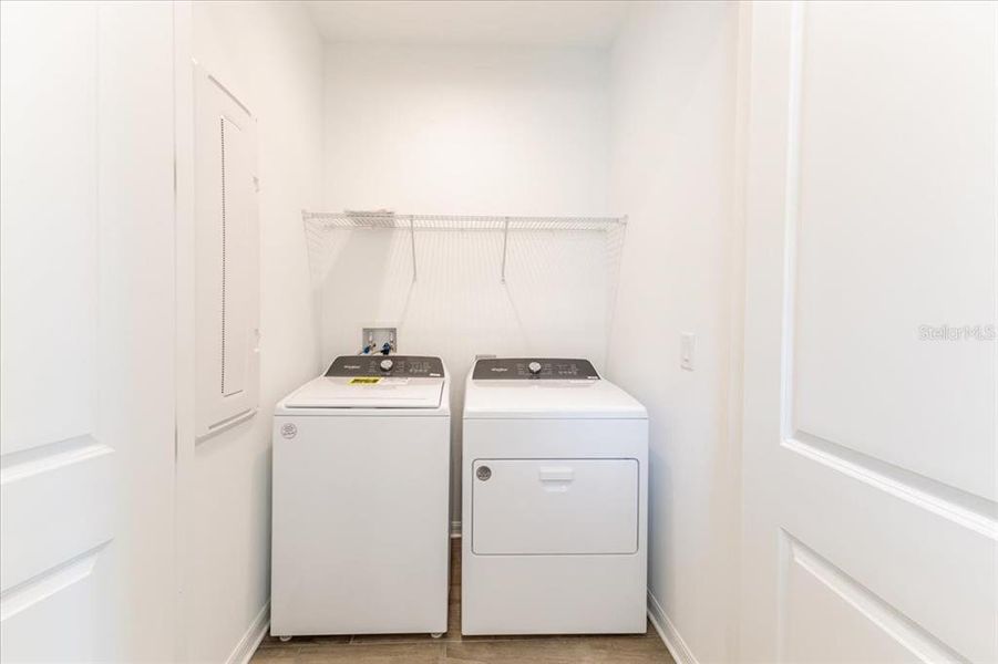 Laundry Room with Washer and Dryer