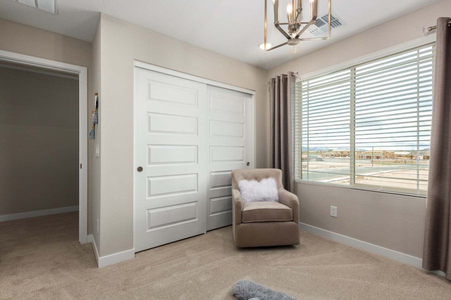 Bedroom 5 | Prescott | The Villages at North Copper Canyon – Valley Series | New homes in Surprise, Arizona | Landsea Homes