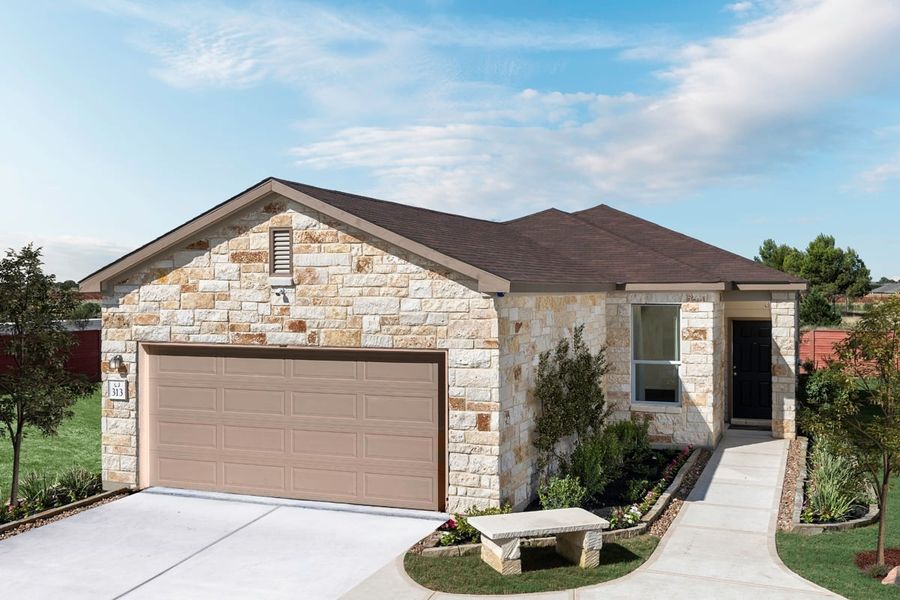 New construction Single-Family house Plan 1548 Modeled, 313 Deer Haven, New Braunfels, TX 78130 - photo