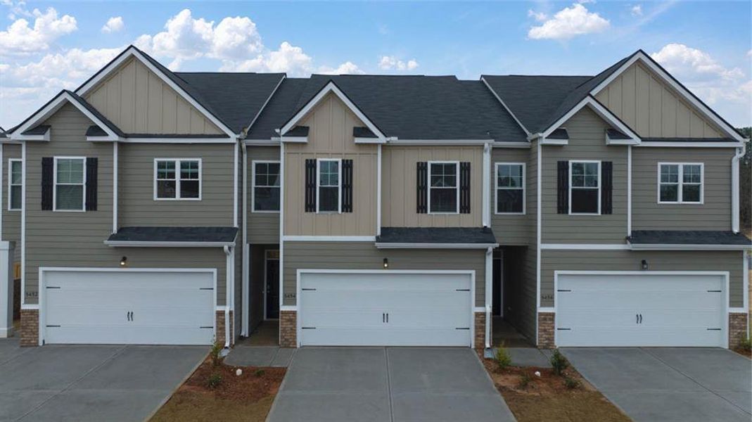 New construction Townhouse house 1441 Gray Branch Drive, Lawrenceville, GA 30045 Stratford- photo