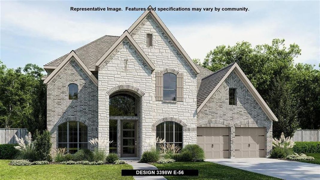 New construction Single-Family house 2714 Rainbow Falls Court, Katy, TX 77493 Design 3398W- photo