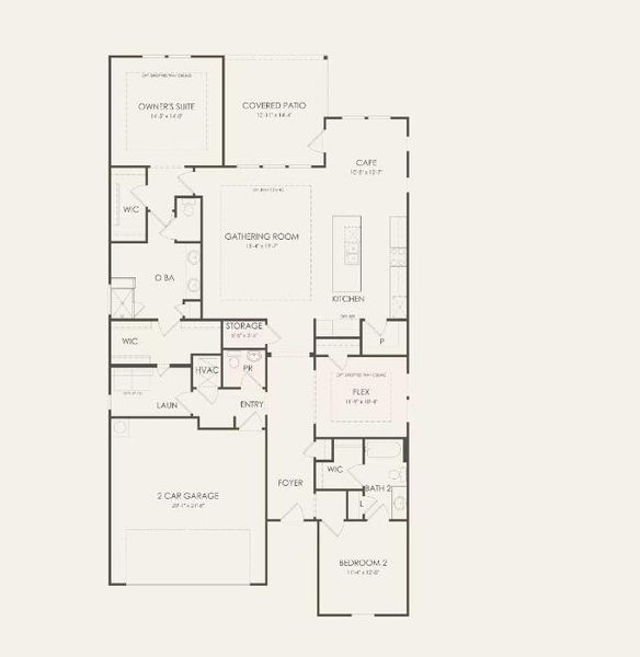 Del Webb Homes, Prestige floor plan