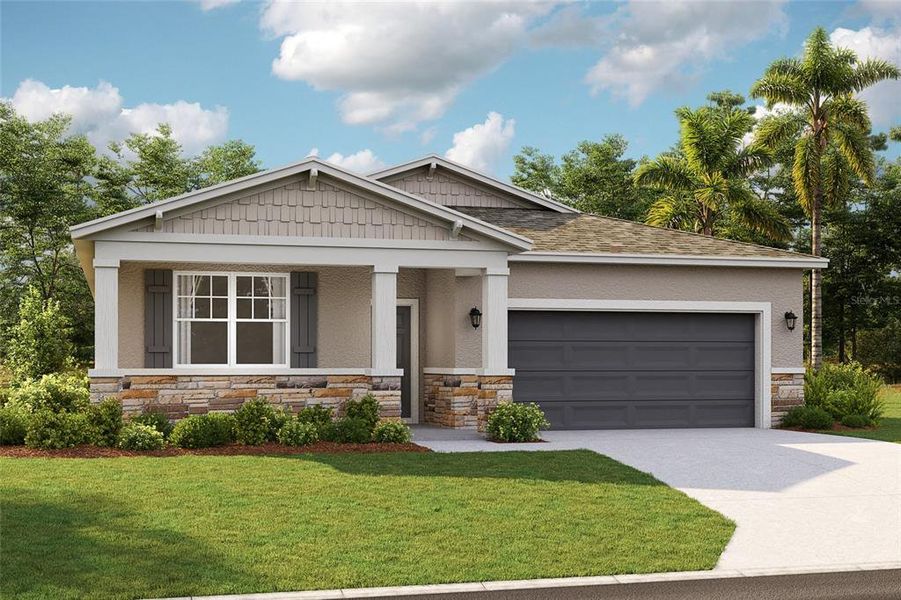 New construction Single-Family house 8950 Crowed Eagle Drive, Leesburg, FL 34788 The Juniper- photo