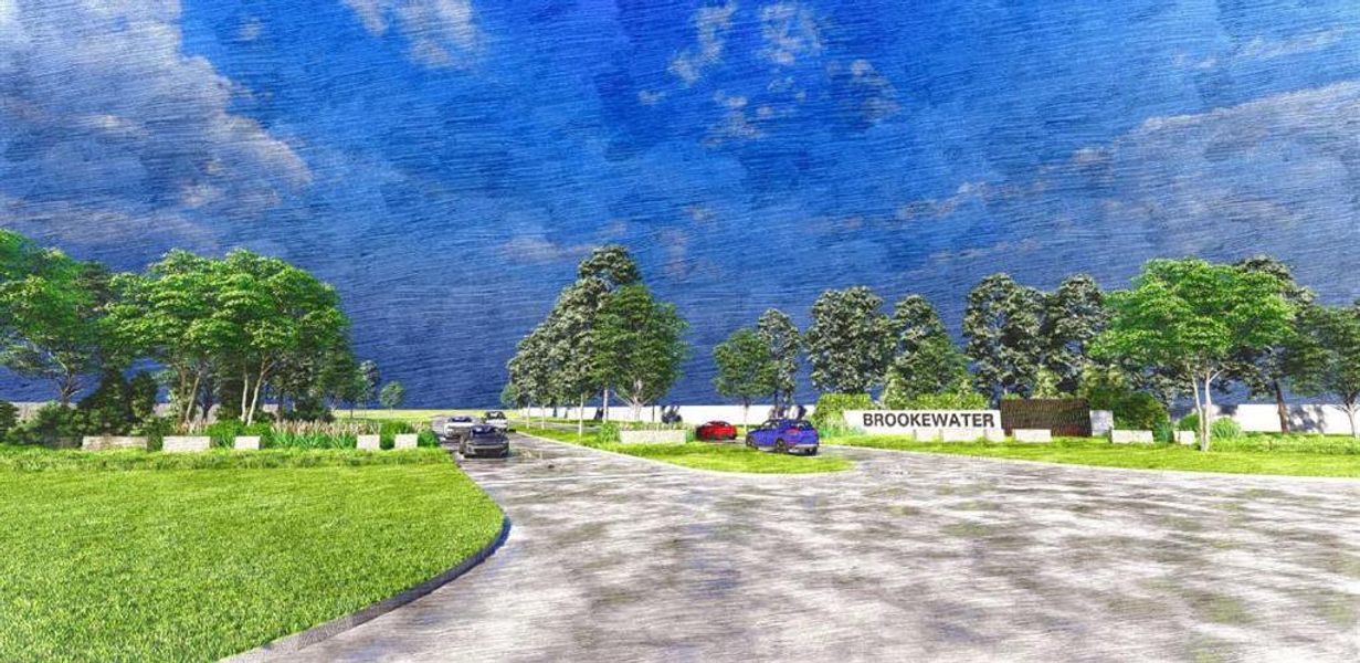 Located in the master planned community of Brookewater! Neighborhood amenities coming soon, resort-style pool, more than 200 acres of parks, recreation, lakes, open space, walking trails, nature preserves, and playgrounds.