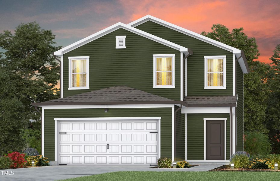 New construction Single-Family house 557 Campbell Ridge Place, Wendell, NC 27591 Longspur- photo