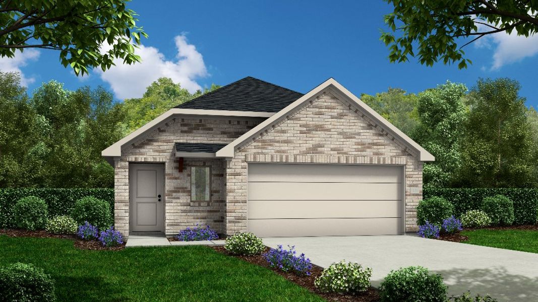 New construction Single-Family house Mockingbird 40's, 10013 Ocelot Court, Magnolia, TX 77354 - photo