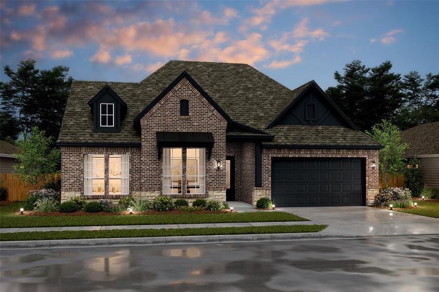 Stunning Frankfurt home design with elevation QA built by K. Hovnanian Homes in beautiful Westland Ranch. (*Artist rendering used for illustration purposes only.)