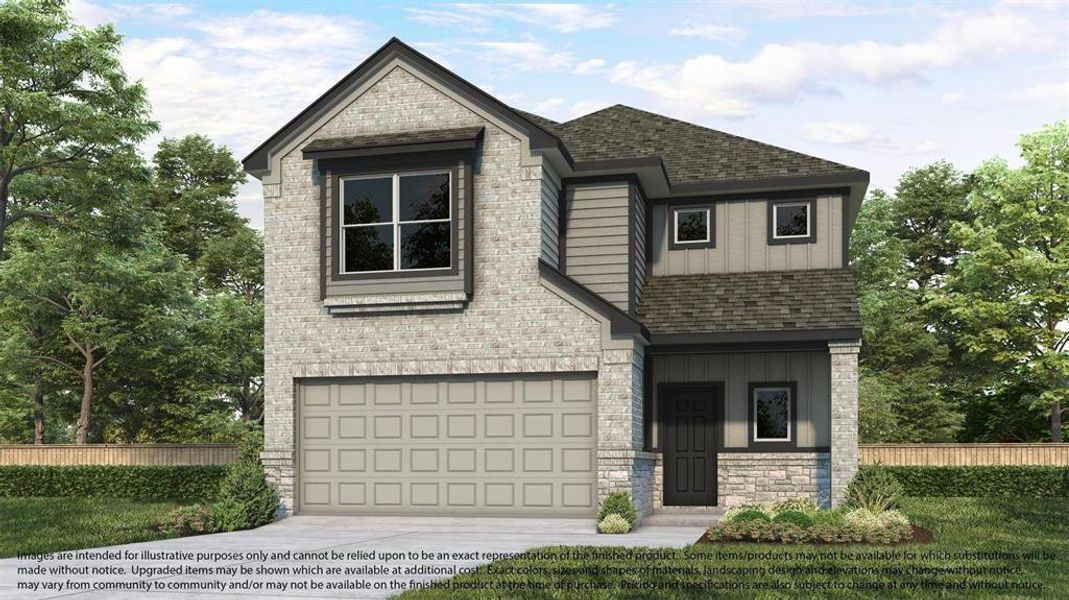 New construction Single-Family house 2116 Reed Cave Lane, Spring, TX 77386 Plan 144- photo