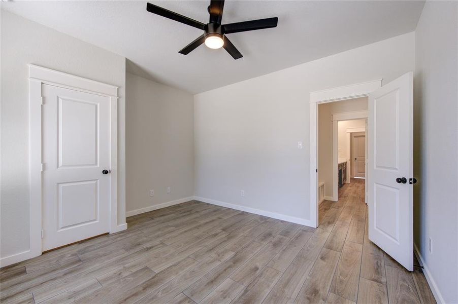 Front bedroom could be used as an office.