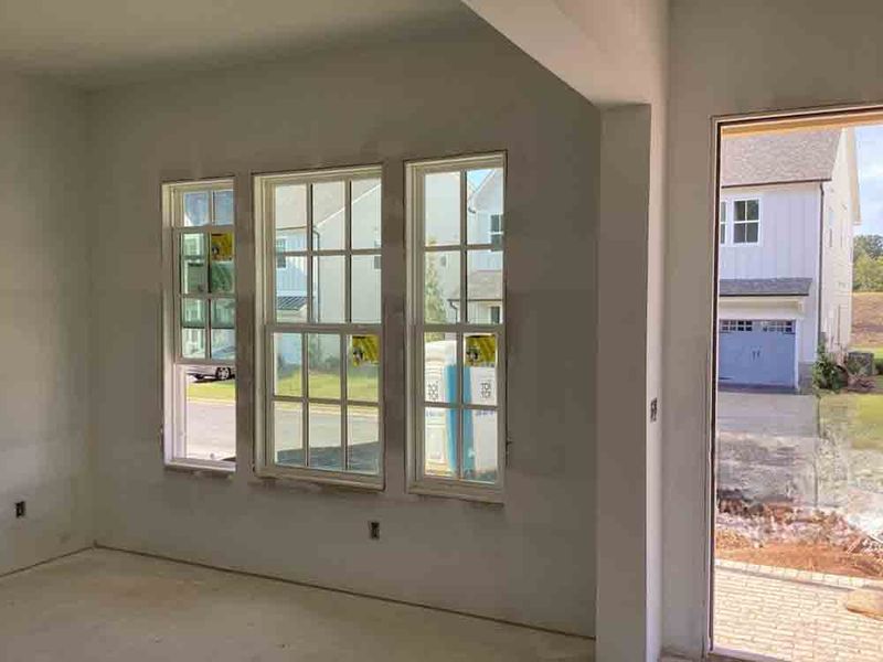 Dining Room Construction Progress