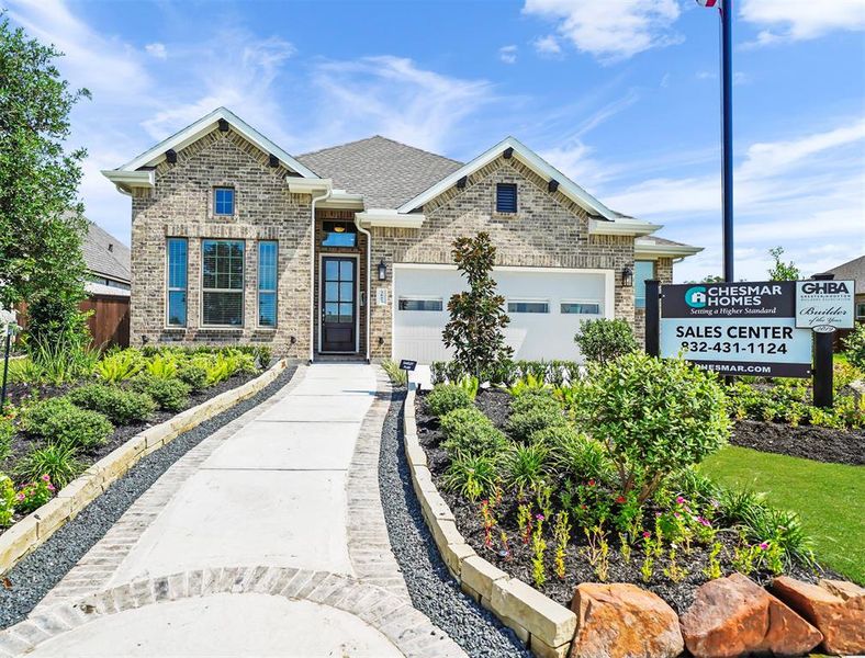 New construction Single-Family house 5035 Country Meadows Trail, Iowa Colony, TX 77583 Oakley - 50' Lot- photo