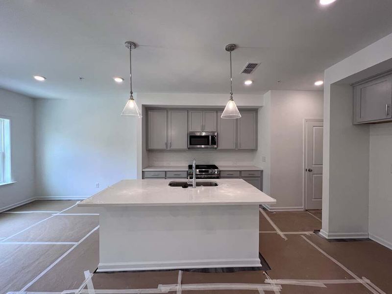 Kitchen Construction Progress.