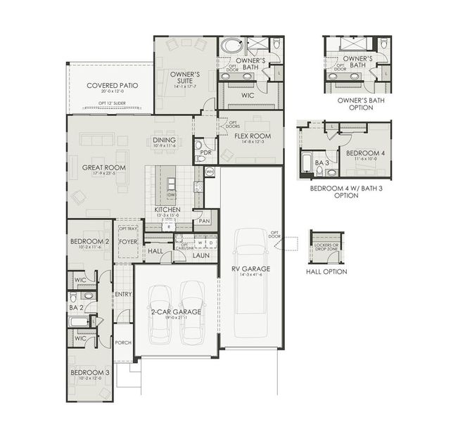 New construction Single-Family house Plan 2300, 5030 West Capistrano Avenue, Phoenix, AZ 85339 - photo