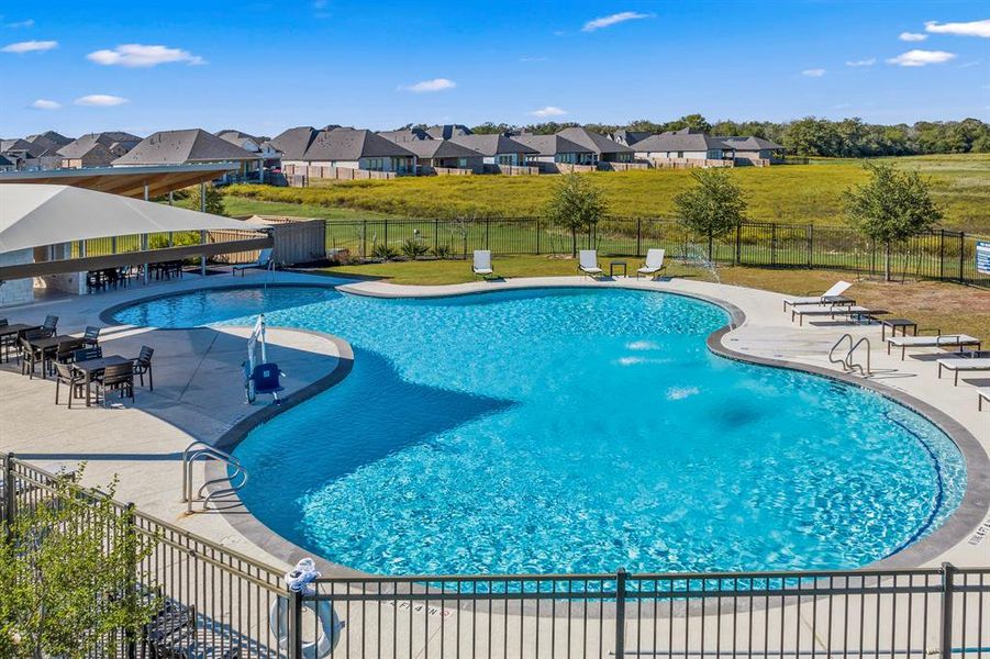 Beat the summer heat by taking a dip in the pool