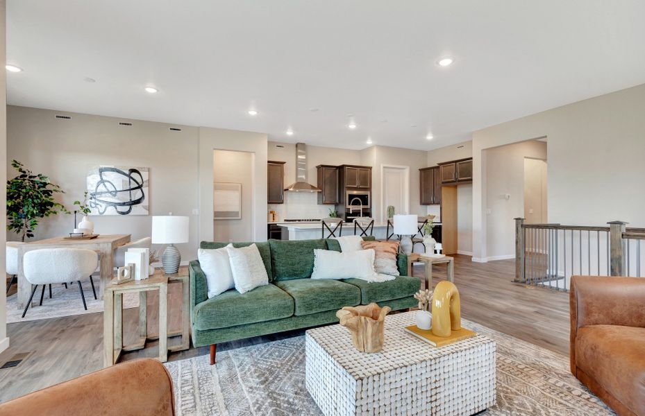 Light-filled open floor plan