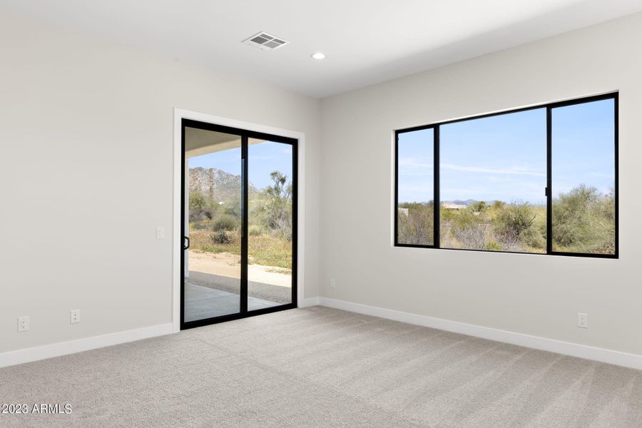 Master Bedroom Patio Access