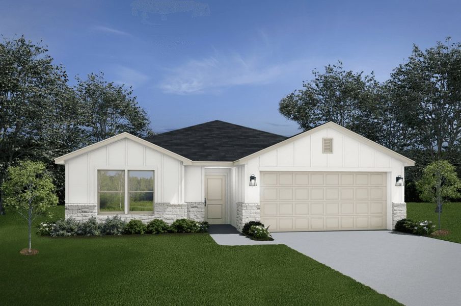 New construction Single-Family house Medina, 108 Hemp Hill, Jarrell, TX 76537 - photo