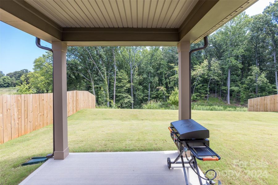 Covered patio