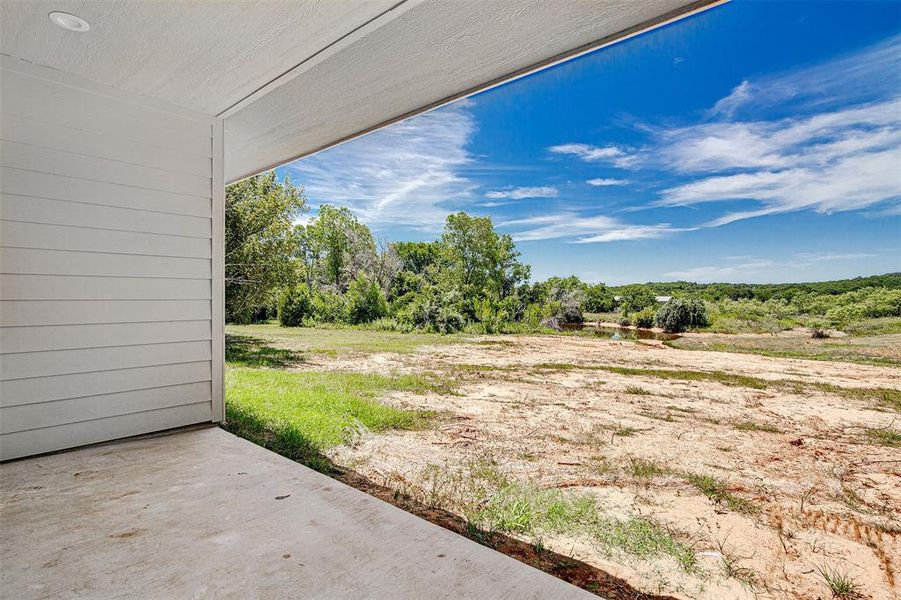 View of yard featuring a patio