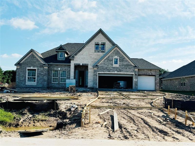 One-story home with 4 bedrooms, 2.5 baths and 3 car garage