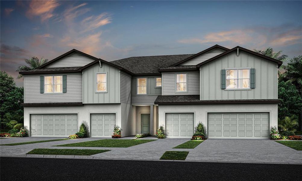 New construction Townhouse house 13112 Stillmont Place, Tampa, FL 33624 Sycamore- photo