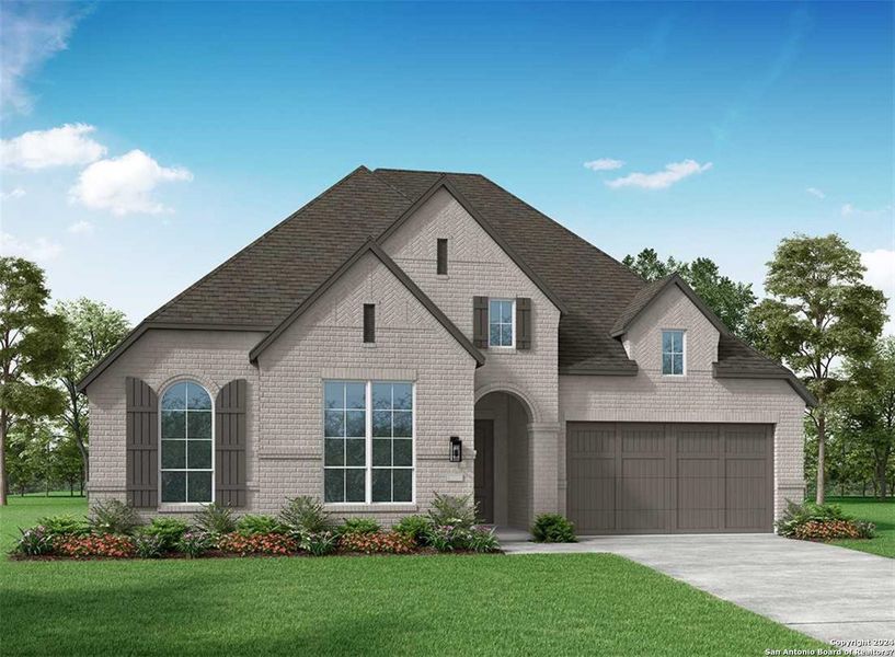 New construction Single-Family house 2905 Ashby Park, Bulverde, TX 78163 Milton Plan- photo