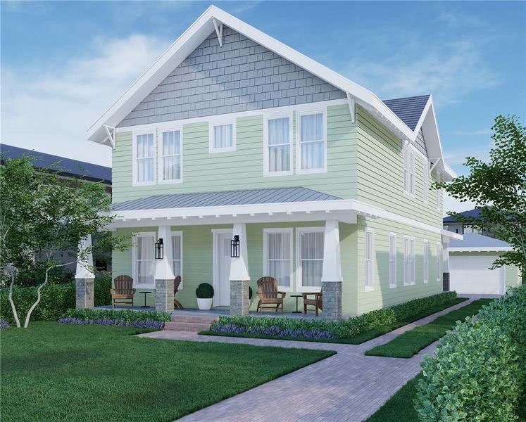 New construction Single-Family house 1006 E Harwood Street, Orlando, FL 32803 - photo