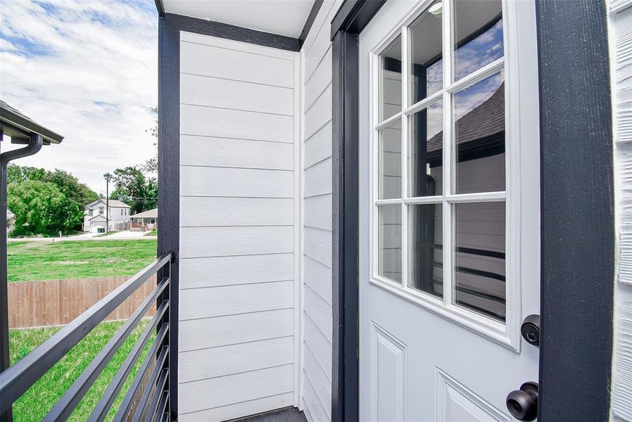 2nd bedroom balcony