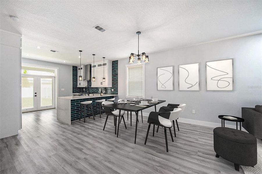 Staged Dining Room